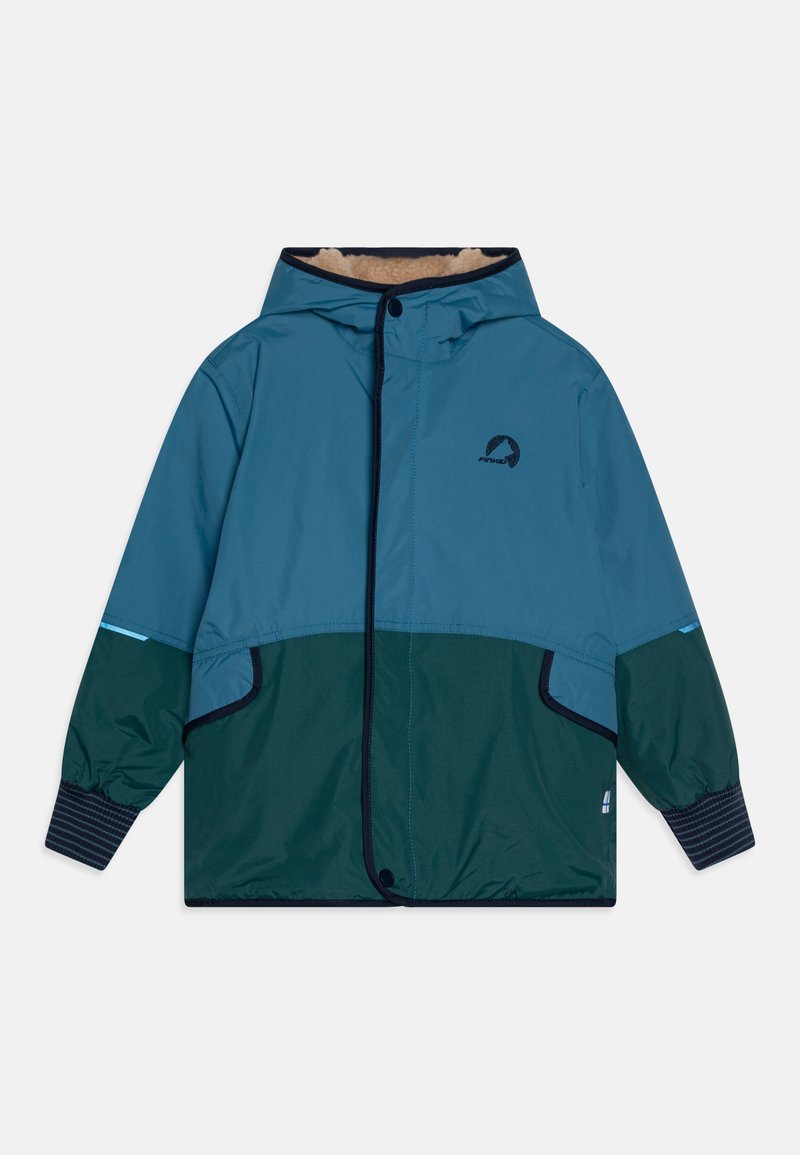 Finkid Ski jas petrol gemêleerd Finkid Ski jas petrol gemêleerd