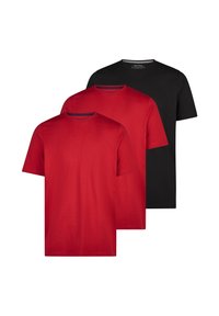 Unausgewählt, rot/schwarz