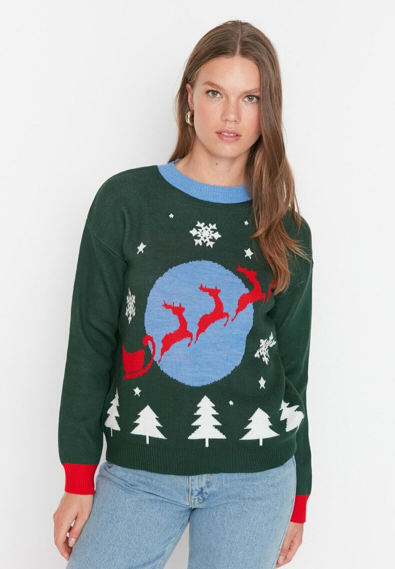 Trendyol Trui groen Trendyol Trui groen