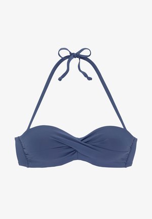 s.Oliver WIRE-BANDEAU - Bikinitop - blau