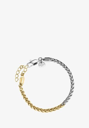 Rosefield DUOTONE HERRINGBONE - Armband - silver coloured and gold coloured