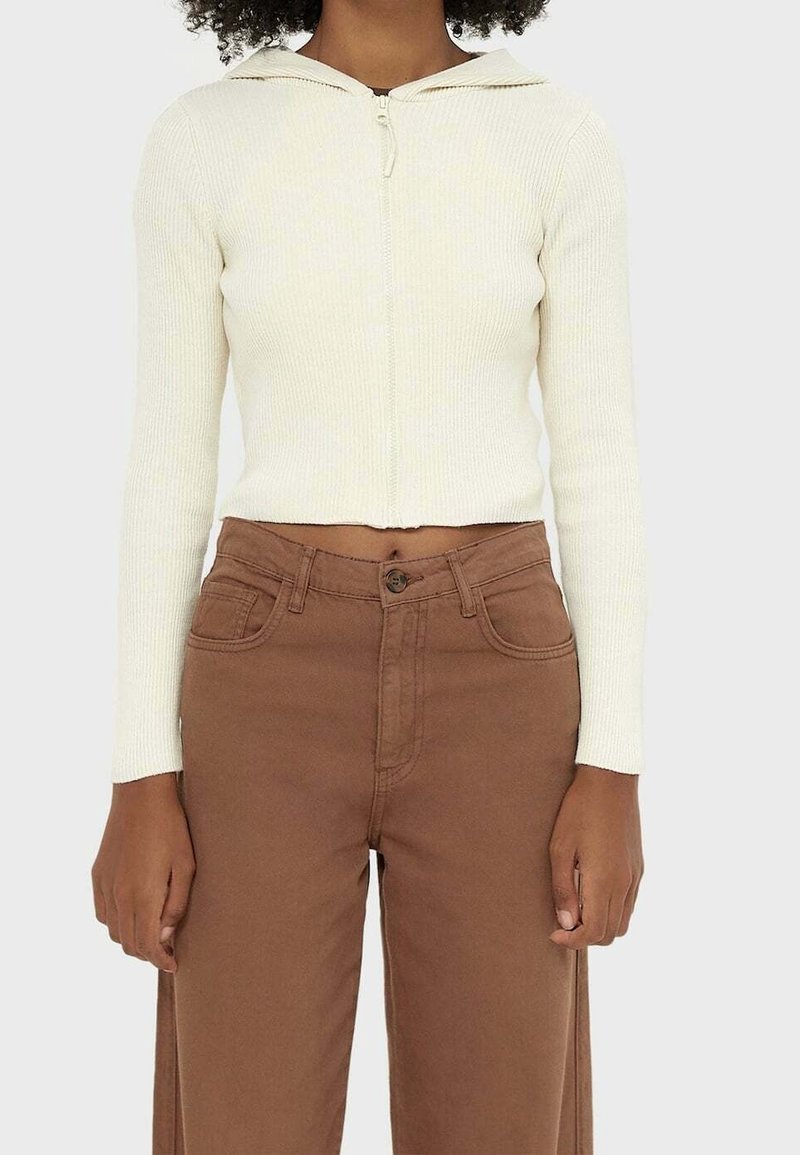 Stradivarius Cardigan - stone