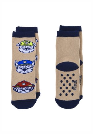 SET OF 2 - Trainer socks - beige