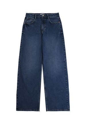 Balmohk, Wide-leg low rise fit - Široké nohavice - vintage medium blue denim