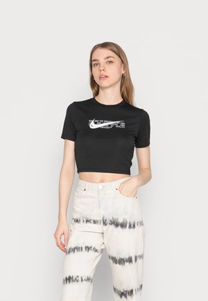 TEE SLIM - T-shirt con stampa - black