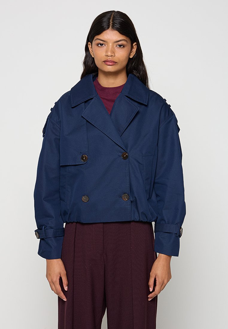 dreimaster Lichte jas donkerblauw