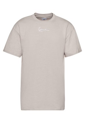 Karl Kani UNISEX KM-TE011-010-10 SMALL SIGNATURE ESSENTIAL - T-Shirt basic - light grey