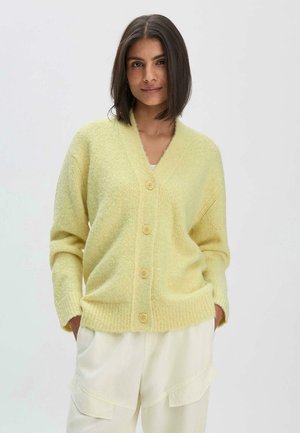 hessnatur RELAXED - Cardigan - zitronengras