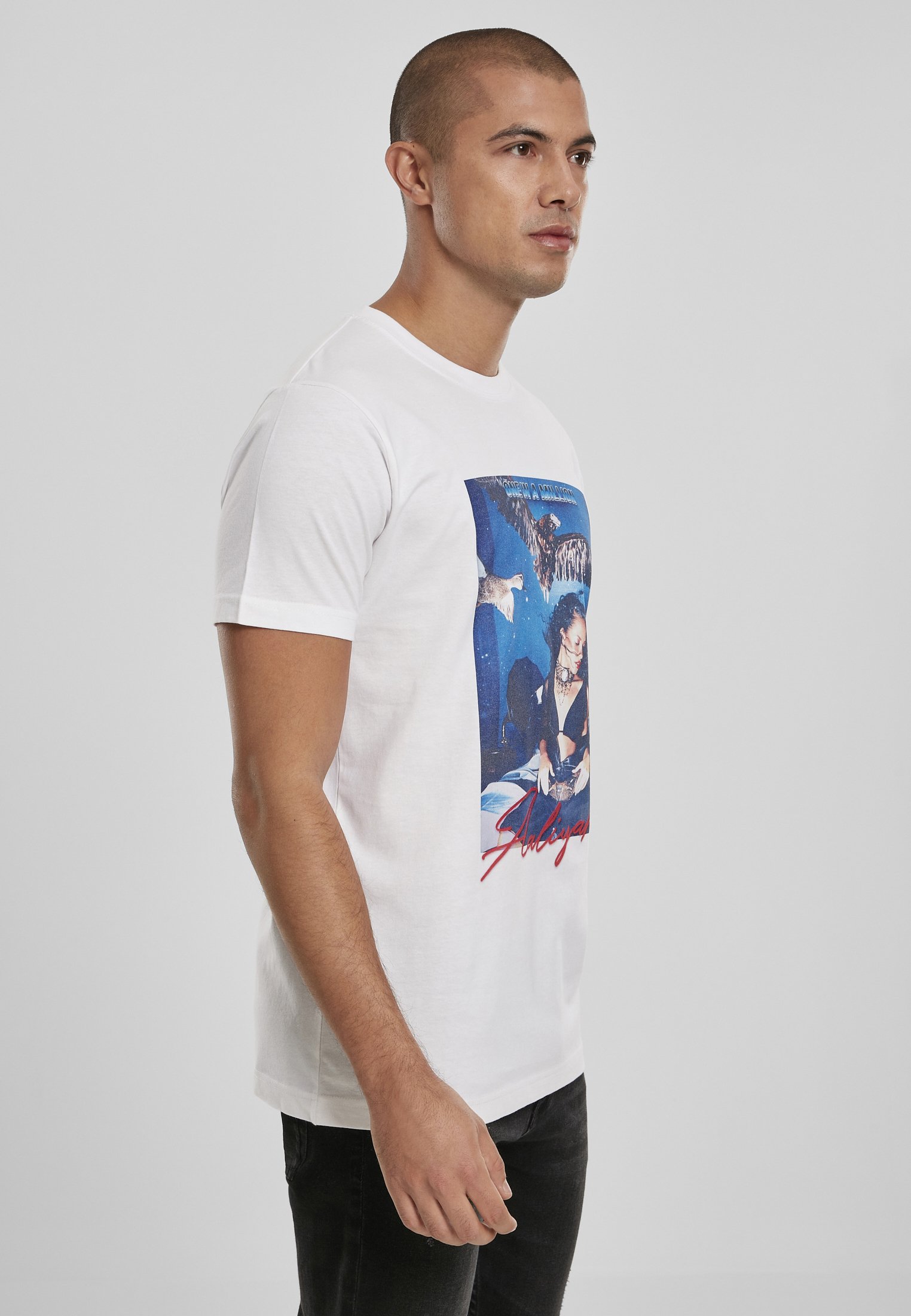 Merchcode AALIYAH ONE IN A MILLION - T-shirt con stampa - white/bianco -  Zalando