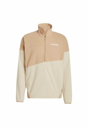 adidas Sportswear MULTI CLIMAWARM FLEECE - Fleece jumper - cardboard   savanna