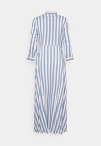 YAS YASSAVANNA LONG SHIRT - Vestido comprido - dusty blue/eggnog