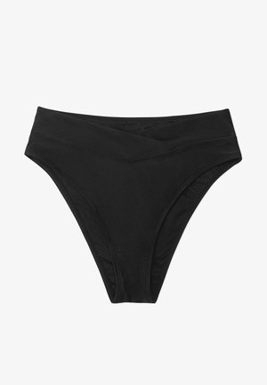 Cupshe CUT CHEEKY HIPSTER - Bikini pezzo sotto - solid black