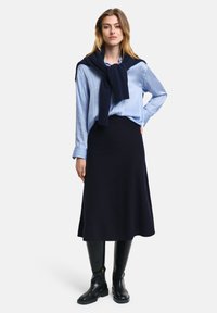 GANT SKIRT - sukňa v tvare A - evening blue