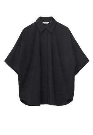 & OTHER STORIES, OVERSIZED QUARTER-SLEEVE  - Nööpidega pluus - black