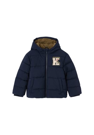 Vertbaudet, VERTBAUDET HOODED PUFFER JACKET FOR BOYS - Winter jacket - navy blue