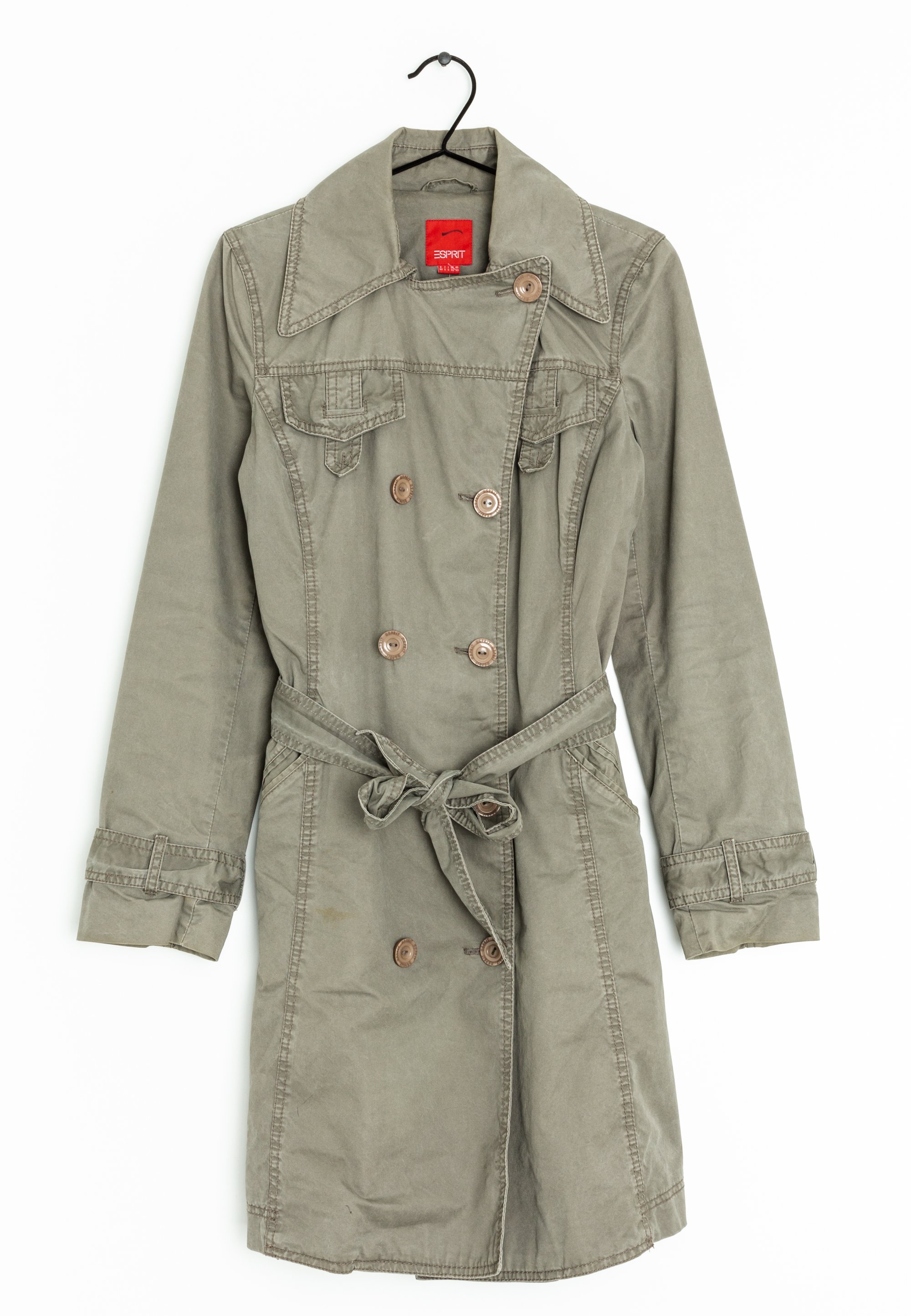 Taupe Mantel Damen Esprit Esprit Gehrock Esprit Stepp Mantel Damen