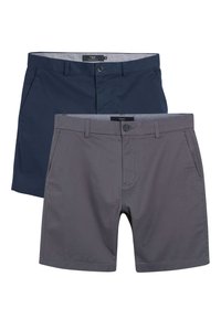 SLIM FIT STRETCH CHINO - Kratke hlače - mottled blue