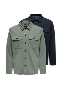 Unausgewählt, hellgrün   dunkelblau