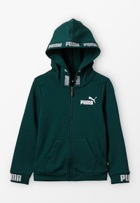 Puma AMPLIFIED HOODED JACKET - Mikina na zip - ponderosa pine