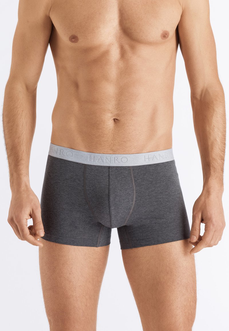 Hanro ESSENTIALS 2 PACK - Boxerkalsong - coal melange