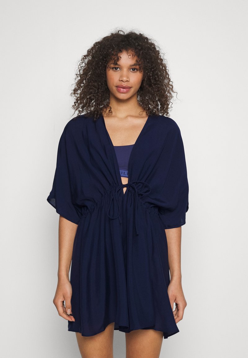 Tommy Hilfiger COVER UP SHORT Beach accessory desert sky/dark blue