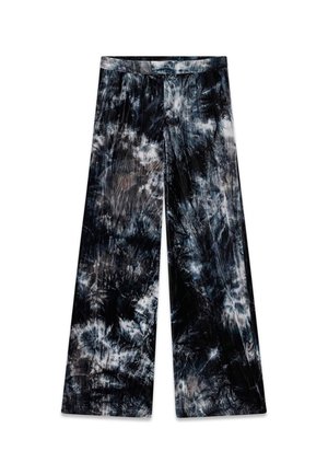 Guess, BEDRUCKTE HOSE - Pantalon classique - mehrfarbig, grundton blau