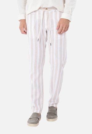 Ciabalù A RIGHE - Pantaloni - beige