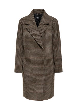 ONLY, ONLLULU CHECK COAT OTW - Klassischer Mantel - fungi detail check