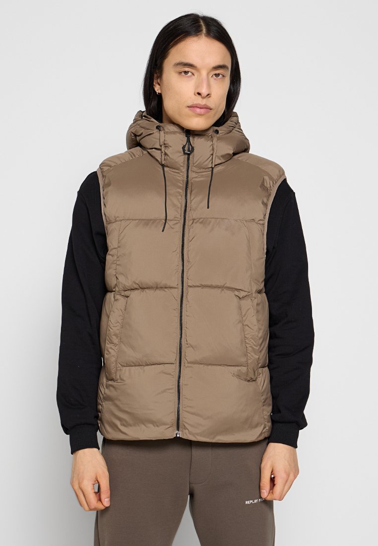Replay Bodywarmer lichtbruin Replay Bodywarmer lichtbruin