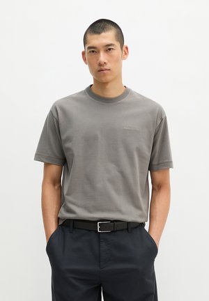 Marc O'Polo, HEAVEY JERSEY T-SHIRTS SHORTSLEEVE - T-shirt basic - graphite dust
