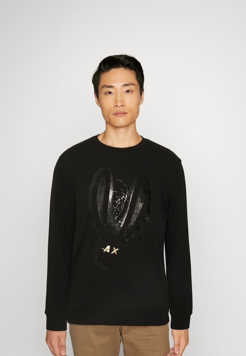 Armani Exchange Sweatshirt black/noir ZALANDO.FR