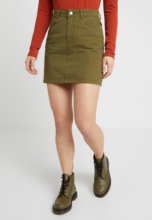 Jeansrok - khaki