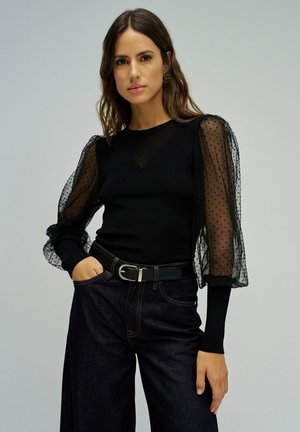 Salsa Jeans, SALSA JEANS LANGARM-SHIRTS SLIM - Blouse - noir