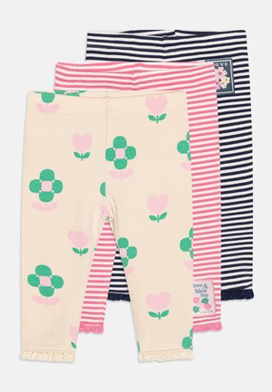 FLORAL 3 PACK  - Leggings - Trousers - pink mix