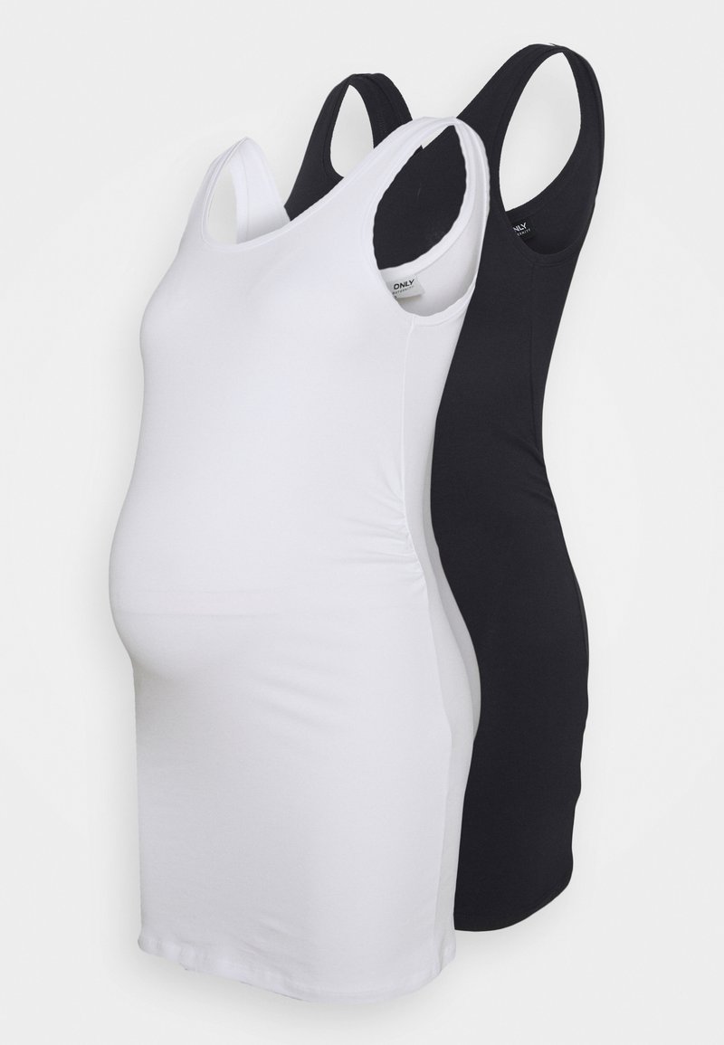 ONLY MATERNITY OLMLOVELY LIFE LONG 2 PACK - Top - night sky/night sky/white