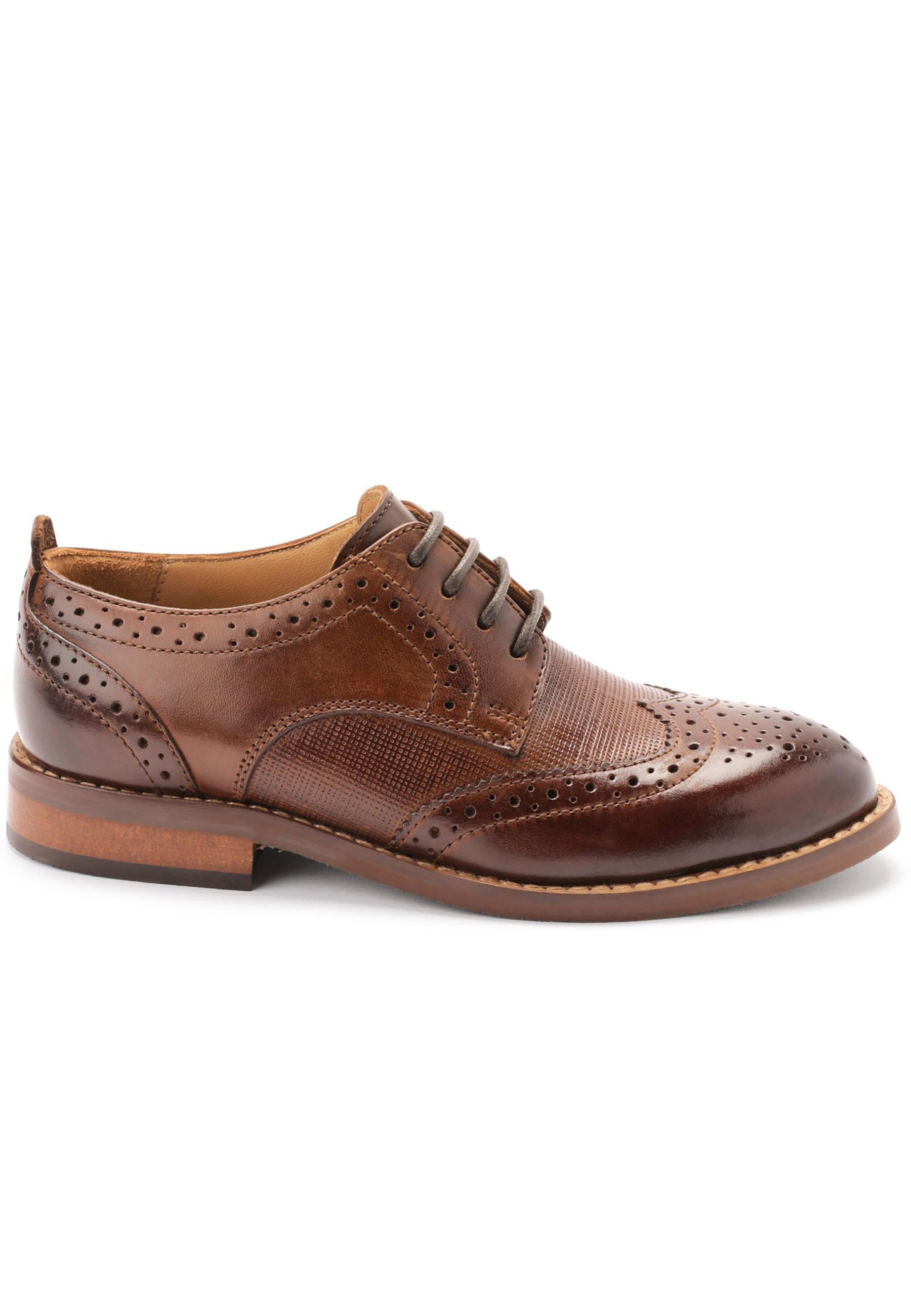 Lace-ups - chocolate brown brogue/brown 
