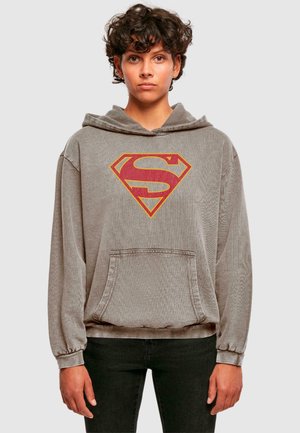 ABSOLUTE CULT SUPERGIRL - LOGO - Hoodie - asphalt