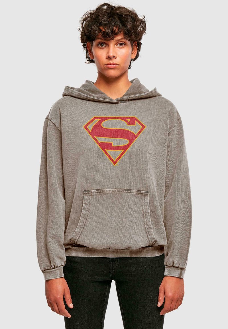 ABSOLUTE CULT SUPERGIRL - LOGO - Hoodie - asphalt