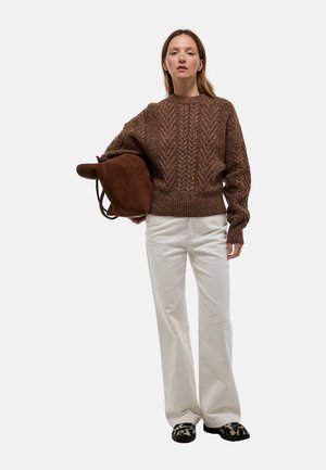 Pantalon classique - ecru