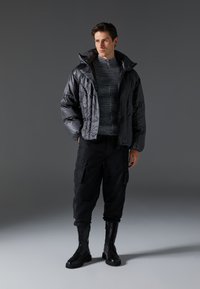 Zign Studio LEATHER - Čizme s vezicama - black