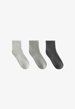 3 PAIRS OF QUARTER - Chaussettes de sport - light grey