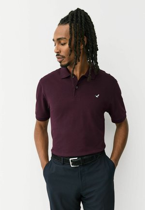 Poloshirt - burgundy red duck