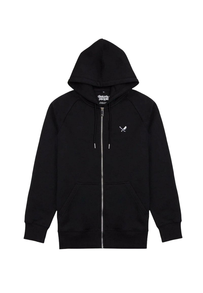 Distorted People CLASSIC ZIP - Sweatjakke - black/svart - Zalando.no