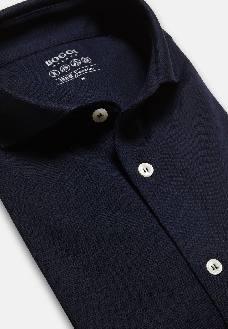 Herren Freizeithemden | Boggi Milano SLIM FIT Hemd navy blue/blau - JX90143 Herren Freizeithemden | Boggi Milano SLIM FIT Hemd navy blue/blau - JX90143