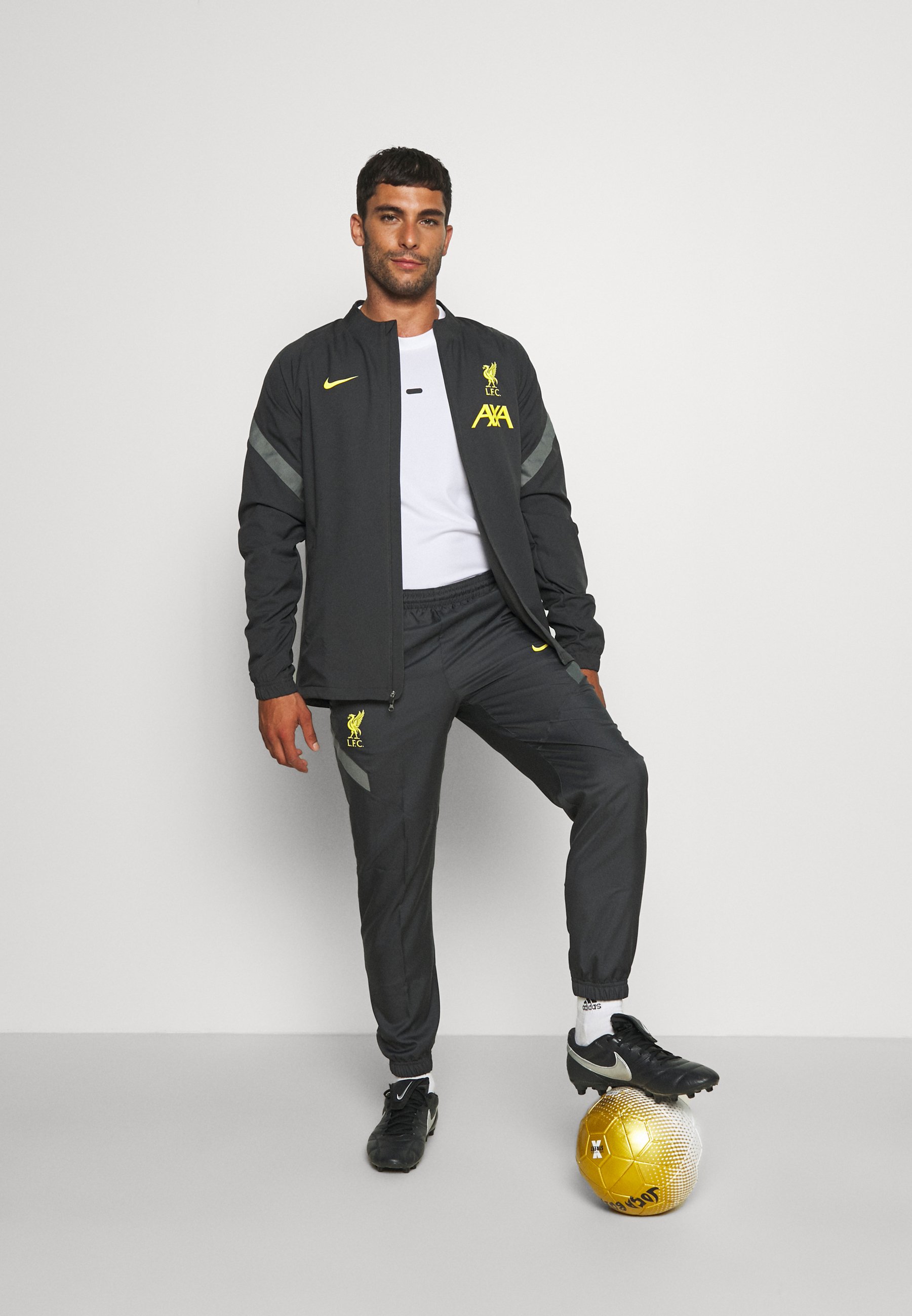 Nike Performance LIVERPOOL FC - Squadra - anthracite/smoke grey/chrome  yellow/antracite - Zalando.it