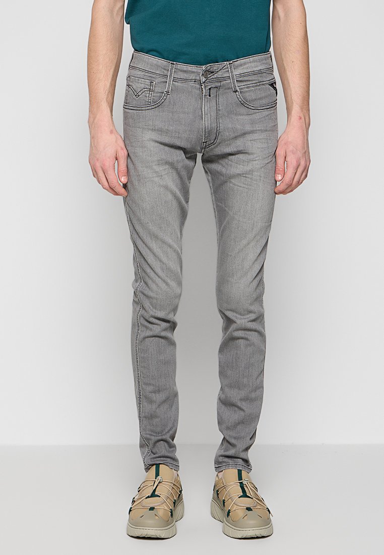 Replay Slim fit jeans grijs Replay Slim fit jeans grijs
