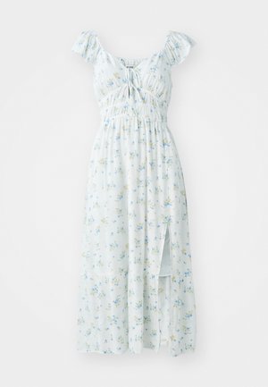 Hollister Co. EMEA DOUBLE TIE MIDI DRESS  - Rochie de zi - flying squirrel cw25