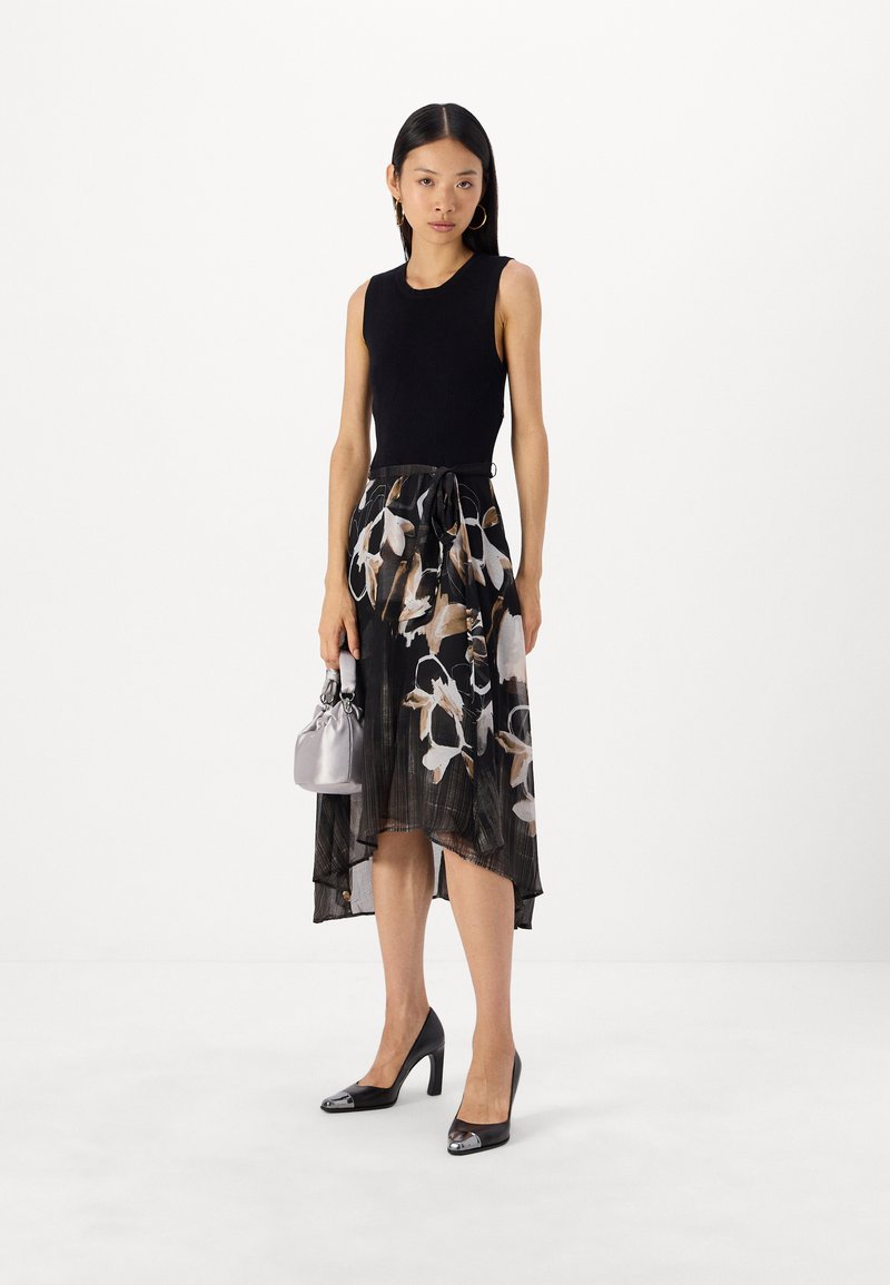 princess polly baby blue dress DKNY A LINE - Cocktail dress / Party dress - black/print/ black multi/black