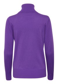 Saint Tropez Stickad tröja - purple