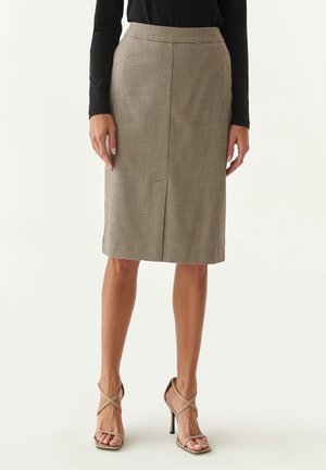 Falda de tubo - beige